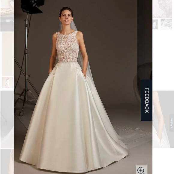 Pronovias Virgo Bridal Dress - Picture 1 of 8